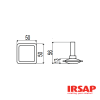 HANG UP QUADRO 50 IRSAP MEDIDAS